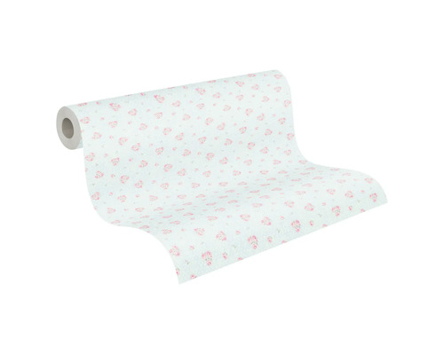 Tapetenrolle mit Blumenmuster