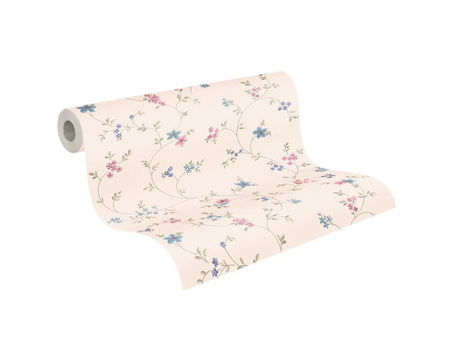 Tapetenrolle mit Blumenmuster