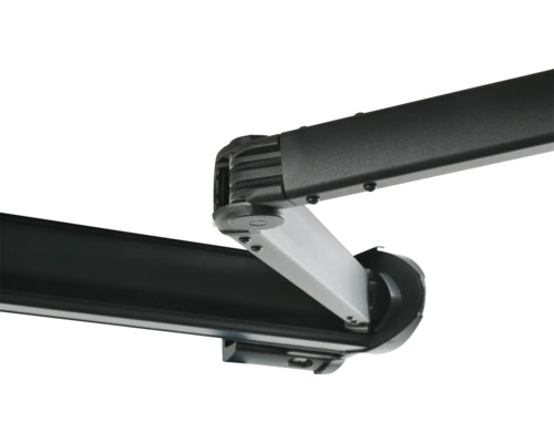 Detailaufnahme einer Gelenkarmmarkise