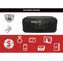 Master Lock Safe mit Schlüssel zum Schutz von Wertsachen