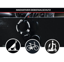 Master Lock Bügelschloss mit Kabel für Kinderwagen, Fahrrad und E-Scooter