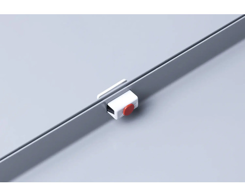 Schranktür Schnäpper mit rotem Knopf