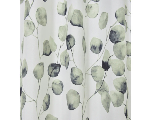 Rideau avec motif de feuilles d''eucalyptus