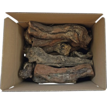 Carton avec bois de racine