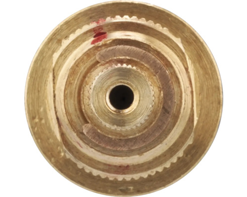 Cartouche en laiton vue de dessus