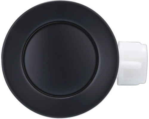 Soupape de vidange avec garniture de trop-plein de forme ronde