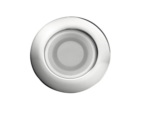 Spot encastrable rond avec bordure métallique