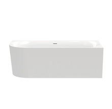 Freistehende Badewanne mit abgerundeter Form