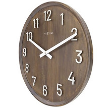 Horloge murale en bois avec chiffres