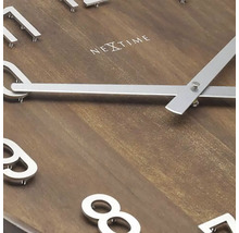 Horloge murale Precious noyer bois clair Ø 50 cm