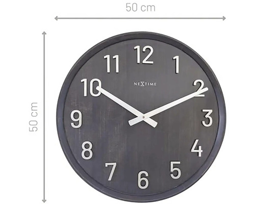 Horloge murale ronde d''un diamètre de 50 cm