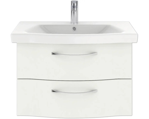 Waschtischunterschrank mit zwei Schubladen und Armatur