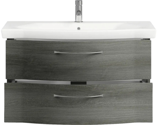 Waschtischunterschrank mit zwei Schubladen und Waschbecken