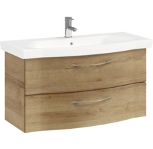 Waschtischunterschrank mit zwei Schubladen und Waschbecken