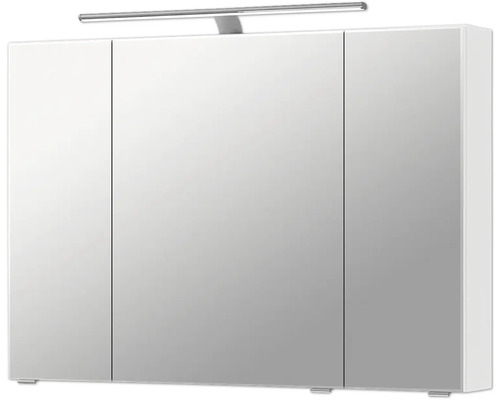 Spiegelschrank mit drei Türen und Beleuchtung