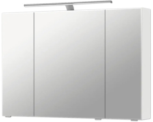 Spiegelschrank mit drei Türen und Beleuchtung