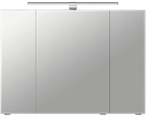 Spiegelschrank mit Beleuchtung und drei Türen