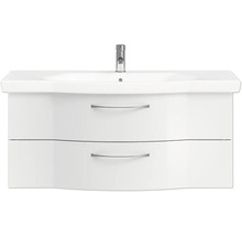 Waschtischunterschrank mit zwei Schubladen und Waschbecken