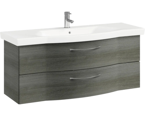 Waschtischunterschrank mit zwei Schubladen und Waschbecken