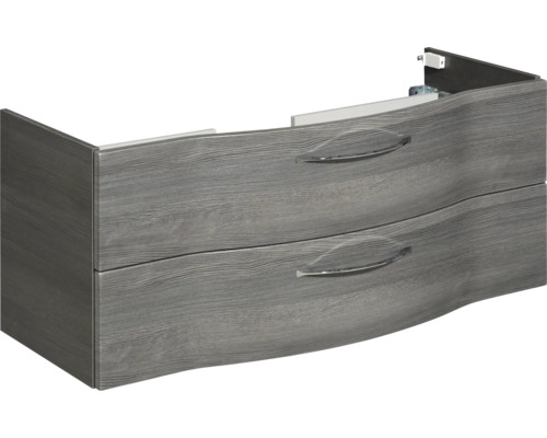 Waschtischunterschrank mit zwei Schubladen in Holzoptik