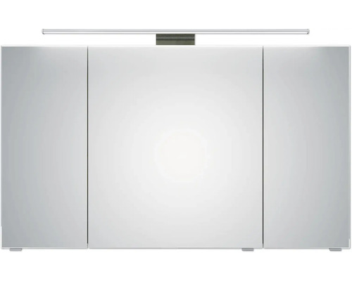 Armoire de toilette avec éclairage et trois portes