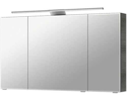 Spiegelschrank mit drei Türen und Beleuchtung