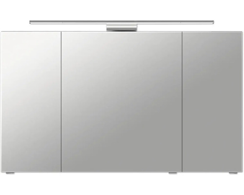 Spiegelschrank mit drei Türen und Beleuchtung