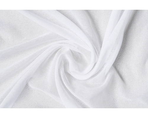 Tissu de rideau blanc, transparent et léger