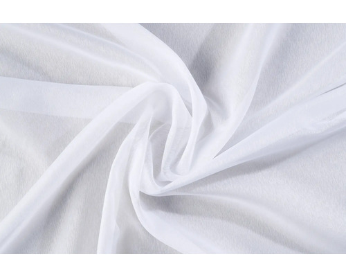 Tissu de rideau blanc, transparent