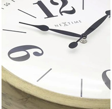 Horloge murale Classic métal or blanc Ø 39 cm
