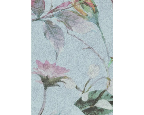 Detailaufnahme einer Tapete mit Blumenmuster