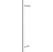 Duschtür mit Seitenwand SCHULTE Alexa Style 2.0 ExpressPlus 80 x 80 cm Profil aluminium Klarglas schmutzabweisende Glasbeschichtung Türanschlag links Türanschlag rechts