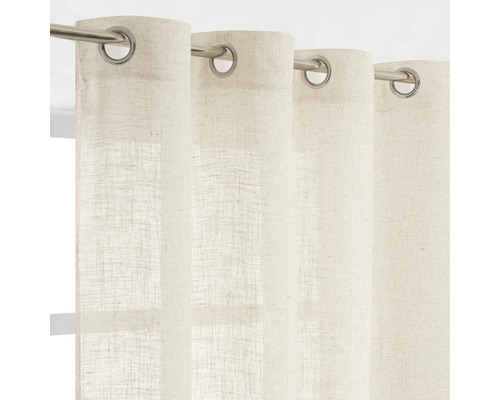 Vorhang mit Ösen zur Fensterdekoration