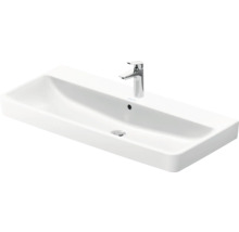 Badmöbel-Set DURAVIT No.1 BxHxT 100 x 200 x 45 cm Frontfarbe graphit mit Waschtisch weiß und Waschtischunterschrank Spiegelschrank mit LED-Beleuchtung N10184049490000
