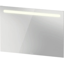 Badmöbel-Set DURAVIT No.1 BxHxT 100 x 200 x 45 cm Frontfarbe graphit mit Waschtisch weiß und Waschtischunterschrank Spiegelschrank mit LED-Beleuchtung N10184049490000