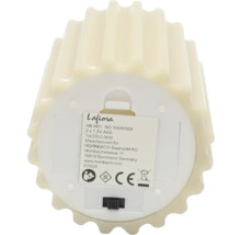 Lafiora LED-Echtwachskerze mit Batteriefach und Schalter