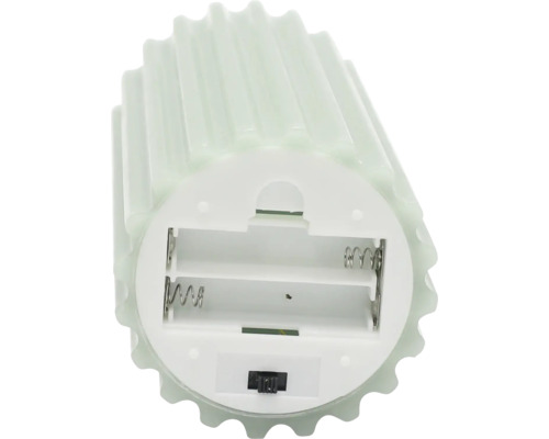 Compartiment à piles d''une bougie LED