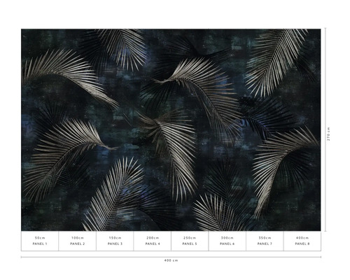 Papier peint photo avec motif de palmier, 400x270 cm