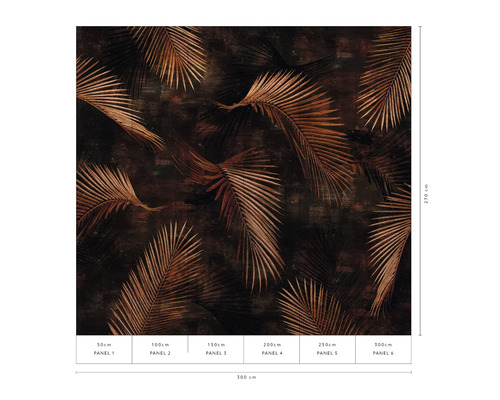 Tapete mit Palmenmuster, 300 x 270 cm