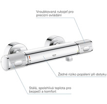 Robinet Grohe pour montage mural en détail