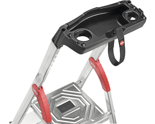 Hailo EasyClimb marchepied avec tablette de rangement, vue partielle