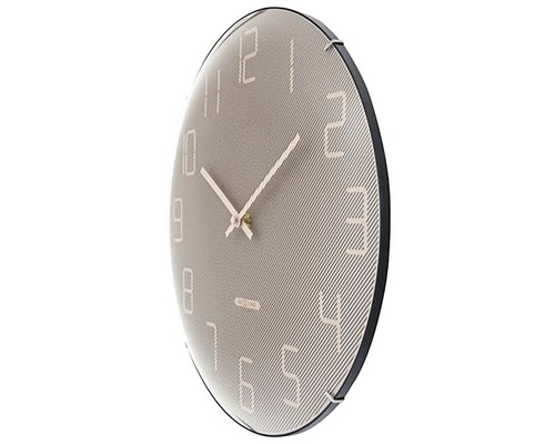 Horloge murale ronde avec cadran et aiguilles