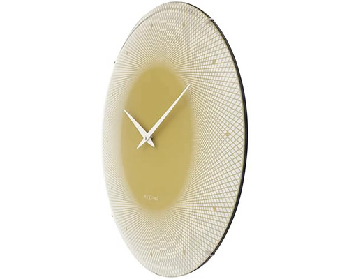 Wanduhr mit abstraktem Muster