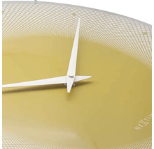 Wanduhr Deep gewölbtes Glas gelb Ø 50 cm