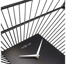 Horloge murale Vasco métal noir 70x45x15 cm