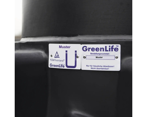 Informations du fabricant GreenLife et sceau TÜV Rheinland
