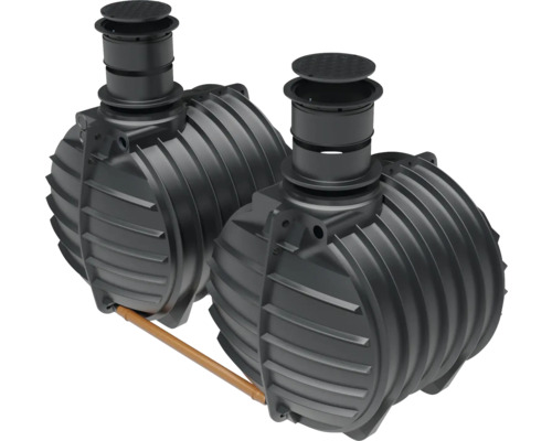 Doppeltank zur Regenwassernutzung