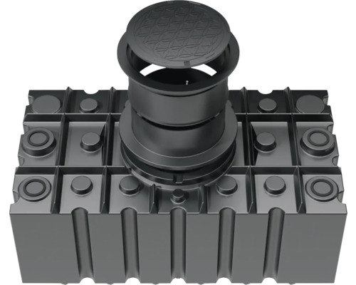 Regenwasserzisternen-System mit Inspektionsdom und Deckel