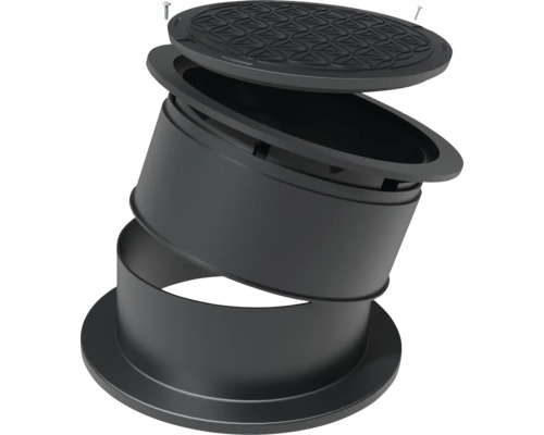 Schachtabdeckung mit Rahmen und Schrauben