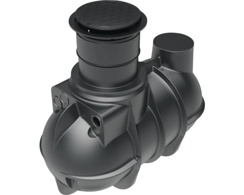 Regenwassertank aus Kunststoff mit Deckel